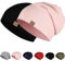 YANIKY Mütze Herren Damen, Slouch Beanie Mütze Baumwolle, Dünne Leichte Mütze, Weich Chemo Mütze, Winddicht Jersey Longbeanie für Alle Jahreszeiten