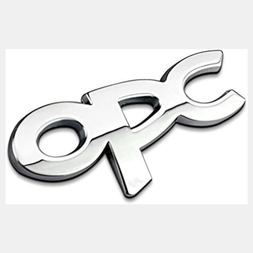 Auto-Abzeichen-Aufkleber, für Opel OPC, wasserdicht und Kratzfest, stilvolles Abzeichen, 3D-Metall-Autodekorationszubehör.