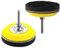 Bestgle Schleifteller für Schleifmaschinen 75 mm (3 Zoll), Haken und Loop Padhalterung, Schleifteller mit Haken und Ring, für Bohrmaschine und Winkelschleifer
