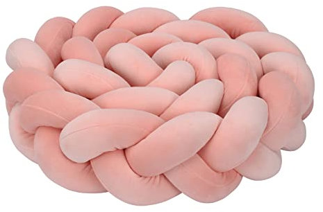 Geflochten Knotenkissen für Wohndekoration (Pfirsichpulver 86,300cm)