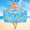 XUNIVERS Microfaser Handtücher, Strandtuch groß 160x80cm, Sandfrei, Schnelltrocknend, Leicht - Strandhandtuch mit Gummiband, Perfekt für Camping, Fitnessstudio, Strand, Sauna, Yoga, Reise