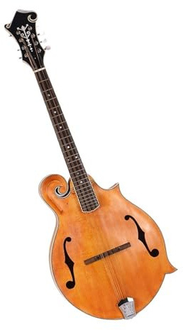 Erwachsene Mandoline-Instrument Mittelbass-Mandoline Tiefe Acht Saiten Handgefertigt Komplett Massiv