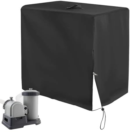 Poolpumpe Abdeckung,86x61x84cm wasserdichte Sandfilteranlage Abdeckung Pool Sandfilterpumpe Abdeckung