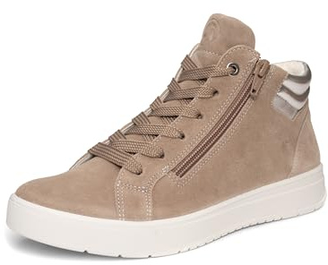 ARA Damen Sneaker Rom Weiss, Silber