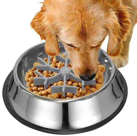 Cuenco de alimentación lenta para perros, plato de alimentación lenta para perros, cuenco antideslizante para comida para perros, apto para lavavajillas, plato para perros laberinto, comederos lentos