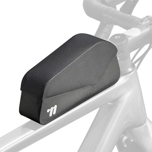 Lixada Fahrradrahmentasche, Oberrohrtasche, wasserdicht, mit Magnetklappe, Reittasche für Mountainbikes, Rennräder, Rahmentasche, Oberrohrtasche, anschraubbar