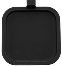 SplashNColor Kleines Regal für Akustikpaneele – Schwebendes Wandregal mit einfachem Klick-Design, moderne Aufbewahrungs- und Display-Lösung für Zuhause oder Büro – ABS – Schwarz – 1 Packung