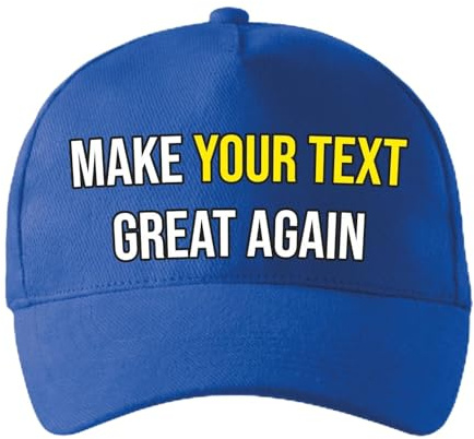 lepni.me Personalisierte Make Great Again Kappen mit Ihrem Benutzerdefinierten Text Namen | Einstellbare Gedruckt Baseball-Cap | Schnallenverschluss Trucker Hüte