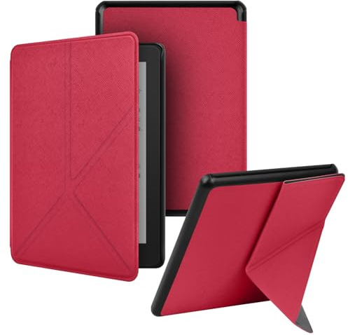 GUKSRASO Case for 6 Kindle Paperwhite 5th/6th/7th Gen (Model: EY21/DP75SDI) - Origami Standing Shell Cover with Auto Wake/Sleep (2012-2015)