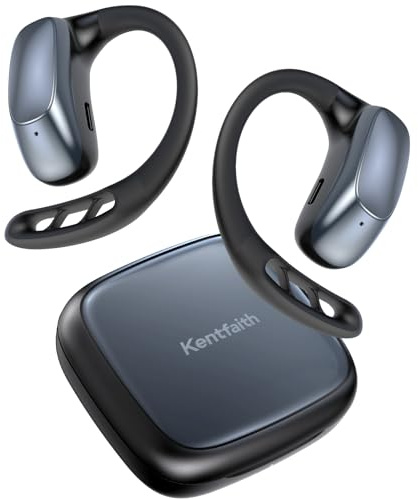 Kentfaith AI Language Translation Earbuds, 4-in-1 Translator Earbuds with AI Assistant, 132 Languages, 6 Modes, Real Time & Photo Translation Bluetooth 5.4 for Travel/Business/Learning