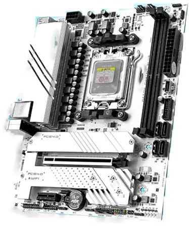 Compatibilità La scheda madre Fit For JGINYUE AM5 supporta i processori CPU Ryzen serie 7000 DDR5 memoria a doppio canale RAM M-ATX B650M GAMING PLUS