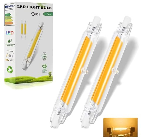 Dvnoua R7S LED 118mm Dimmbar 20W - Ersatz für 200W - Warmweiß 3000K
