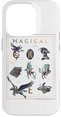 Harry Potter Magical Creatures Book Cover Case for iPhone 14 Pro