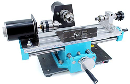 Woodworking Lathe for DIY Wood Model Making, Household Bracelet Turner and Grinder, Ideal for Crafting and Woodworking Projects