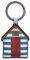 Yoshi Lazy Daze Schlüsselanhänger aus Leder, blau, Dim:s: W4.8cm x H10cm x D0.2cm (including Fitting)