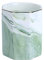 YOSCO Porte-stylo de bureau en céramique Motif marbre Vert