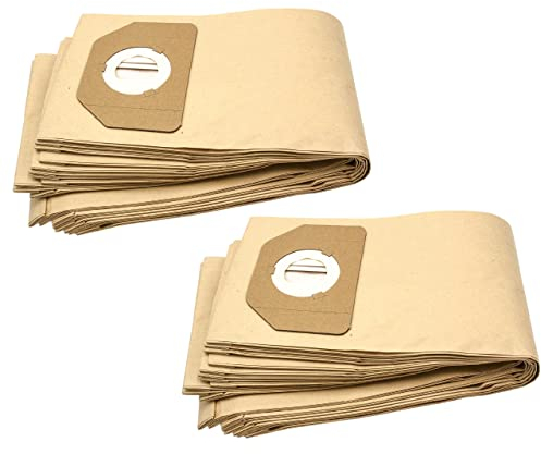 vhbw 20x sacs compatible avec Kärcher A 2701, A 2731 pt, A 2801, A 2801 plus, K 2701, K 2701 TE, K 2801 aspirateur - papier, marron