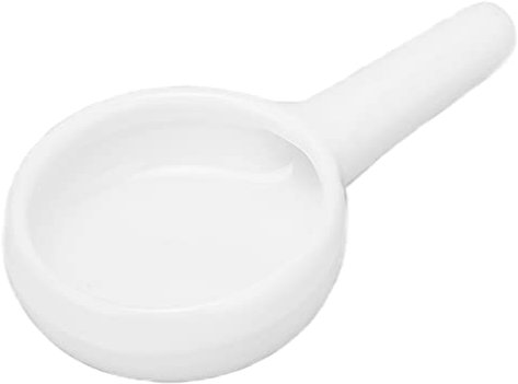 Bougeoir en Céramique, Petite Bougie Chauffe-plat en Forme de Cuillère en Céramique Décoration de la Maison pour Brûleur D'encens(blanche)