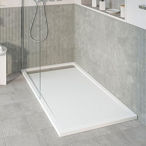 KOES - Piatto Doccia in Resina Serie VOIGA – 70x160 – Bianco RAL 9003
