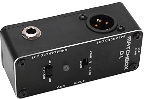 Basspedale, Pedale DI, Eingang 1 m Ohm, für E-Gitarren