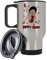 Giftme Betty Cartoon Character Birthday, Christmas Travel Silver/White Tea/Coffee Mug. (Silver)