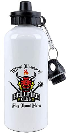 Getagift Personalised Official Member Of Hellfire Club Custom Name Birthday, For Men Women Girl Boy 500 ml Aluminium Water Bottle.