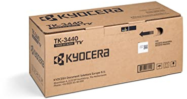 Kyocera TK-3440 Toner Schwarz. Toner Drucker kompatibel für Ecosys PA6000. Original Tonerkartusche für bis zu 40000 Seiten
