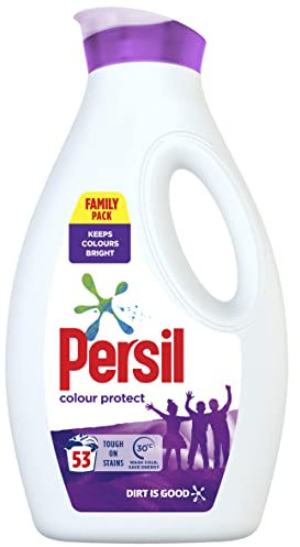 Persil Colour keeps colours bright Laundry Washing Liquid Detergent 100% recyclable bottle 53 wash 1.431 l (Pack of 4)