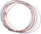 Jewelry DIY Necklace - 12pcs Mixed Steel Memory Wire Cord Necklace Choker Findings DIY 46cm