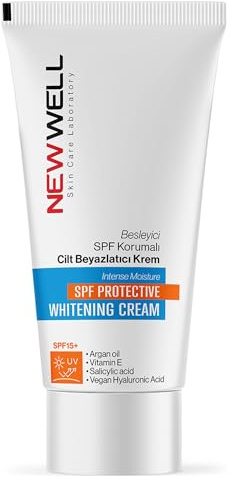 NEWWELL Whitening Cream Pigmentflecken Entferner Gesicht, Aufhellungscreme mit Vitamin E und Hyaluronsäure, 50ml