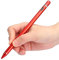 Penna Touchscreen Integrata con Batteria Al Litio Capacitiva per Tablet, Telefono Cellulare, Penne Stilo Universali (rosso)