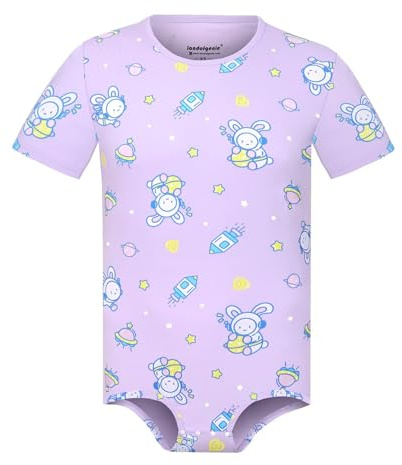Landofgenie Uomo Body Onesie Pigiama Cotone Top Shirt One Piece Leotard Rompers Astronaut Bunny