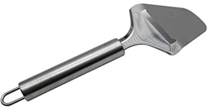 ArinkO Stainless Steel Cheese Slicer and Grater with Cake and Pizza Shovel - Silver, 21.5x3.1cm