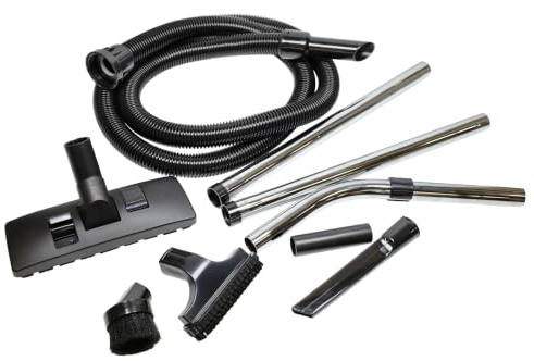 vhbw 9-teiliges Zubehör-Set für Numatic Henry 170 Eco, 170 Plus, 170 HEPA Staubsauger - Schwarz, Silber - Kunststoff - Staubsaugerzubehör - Zubehör - 1x Adapter - 1 Set