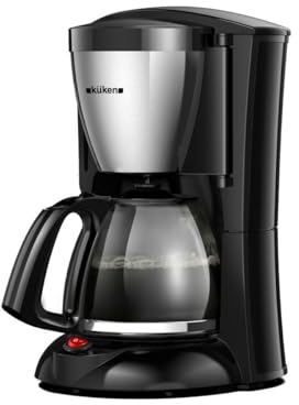 KUKEN Cafetera de goteo inox 10-12 tazas 1,25l
