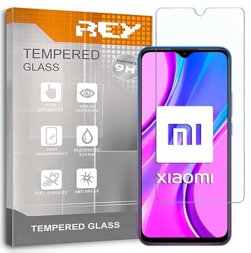 2X Protector de Pantalla para XIAOMI REDMI 9/9A/9C/ 9AT/ 10A, Cristal Vidrio Templado Premium