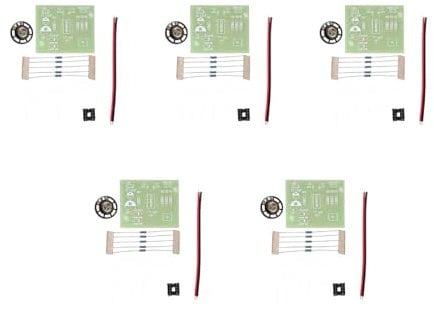 5Pieces NE555 Oscillator Buzzer Electronic DIY Tone Generator Kit 8R 0.25W Speaker