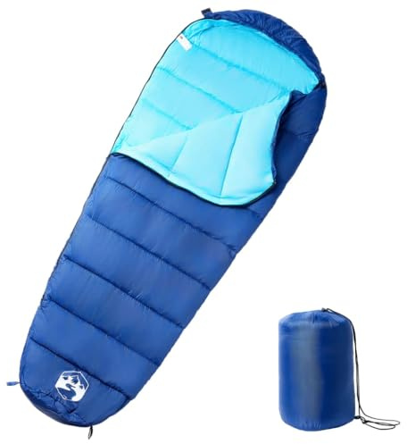 vidaXL Mumienschlafsack für Erwachsene Camping 3 Jahreszeiten