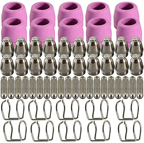 WELD -55-60 WSD-60 Kit de consommables de torche pour coupe-plasma Pointes 40/50/60 A (60 pièces)