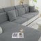Ystyle Sofa Sitzkissenbezug Stretch, elastischer Kissenbezug, Universal Sofa Sitzkissenbezug, Couch Überzug (Hellgrau, 2 Sitzer)