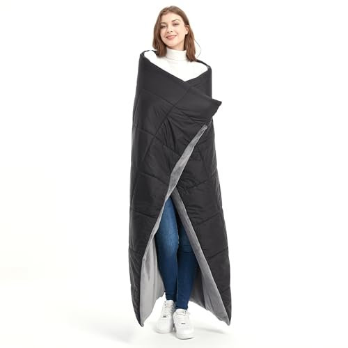 20000mAh 7.4V Heated Robe for Men and Women – Battery Operated Heated Dressing Gown, Wearable Electric Blanket with Upgraded Heating Element
