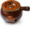Pentola di terracotta, pentole di terracotta for cucinare, teiera casseruola medicina tradizionale cinese pentola di terracotta casseruola con coperchio casseruola pentole in ceramica(1600ml)