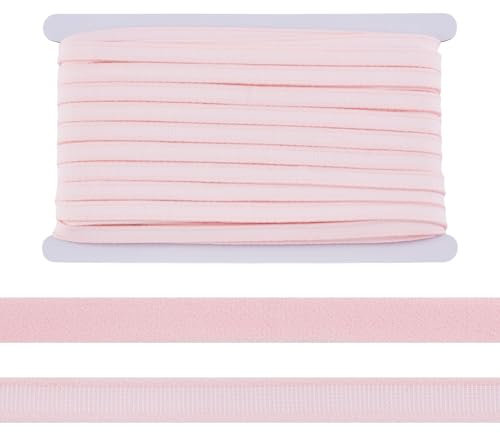 MAYJOYDIY 25 m Rosa Corsé Palillos Carcasa 10 mm Reemplazo Sujetador Cinta Cinta Cinta Sujetador Felpa Aro Canal Cinta para Accesorios de Costura DIY Boda Ropa hecha a mano