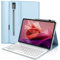 JADEMALL Tastiera per Lenovo Tab P12 12.7 2023, Custodia Tastiera Lenovo Tab P12 12.7 TB-370FU, Italiano QWERTY Tastiera Bluetooth per Lenovo Tab P12 12.7 2023, Blu cielo