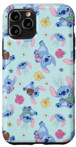 Disney Lilo & Stitch Cute Blue Easter Pastel Stitch Pattern Hülle für iPhone 11 Pro