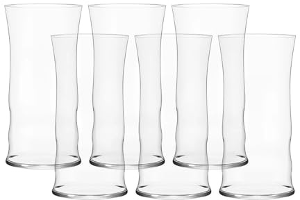 Josephinenhütte® JOSEPHINE N°6 Wassergläser [DAS GLAS FÜR GENIESSER] - handgefertigt & mundgeblasen - 6er Set (400ml) - filigrane Eleganz für höchste Ansprüche