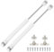 Bohaner 200N Gas Struts 2Pcs Cabinet Door Hinges Lift Up Spring Flap White Gas Strut Support Stay Bar Kitchen Cupboard Box 200N Pressure