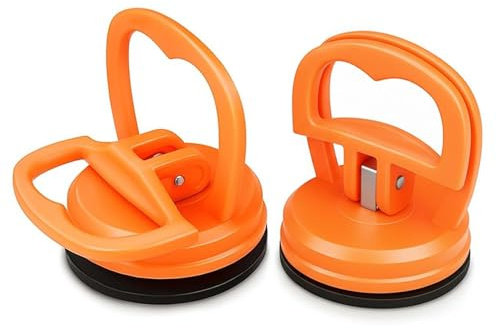 2 Pack Heavy Duty Suction Cup Dent Puller, 5.7CM Automotive & Glass Lifter – Multi-Purpose Repair Tool for Car Dents, Furniture, Tiles, Windows and DIY Projects