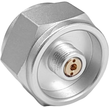 DECHOUS Verstellbarer Gasflaschen Adapterkopf für Campingkocher Propan Gaskonverter Rostfreier Outdoor Gaskocher Anschluss für BBQ Wandern und Picknick