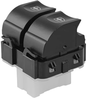 FIXCOR Bouton De Commande Principal De Lève-vitre Électrique Pour Renault Pour Kangoo Pour Trafic Pour Clio MK IV 2 Places 254117873R Et 254118044R
